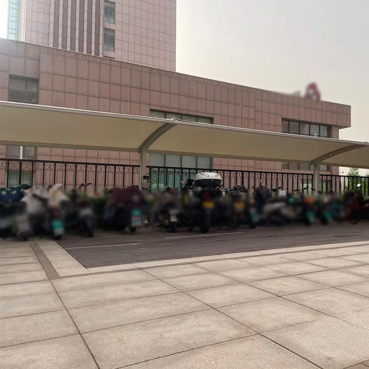 阿克苏县膜结构电动车棚